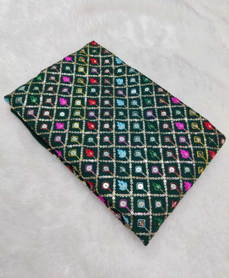 SoniImpax Georgette Embroidered Blouse Material