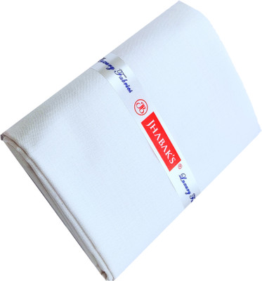 JHABAK'S Cotton Blend Solid Shirt Fabric