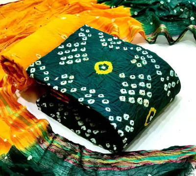 VED CREATION Cotton Blend Solid Kurta & Churidar Material