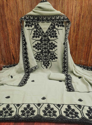 KGM BRAND Georgette Embroidered Salwar Suit Material