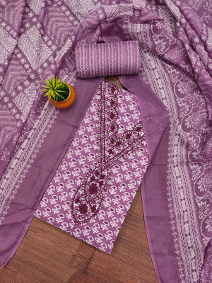 Jaipur Kurti Pure Cotton Floral Print Salwar Suit Material