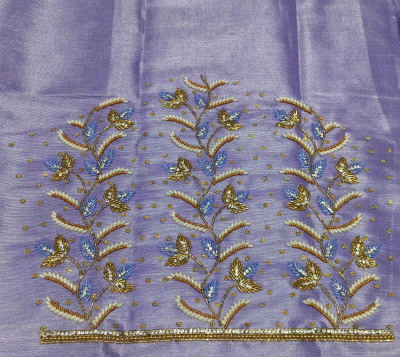 Khusi Fashion Silk Blend Embellished, Self Design Blouse Material