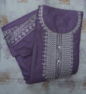 Fashionhub gurpreet Cotton Silk Embroidered Salwar Suit Material