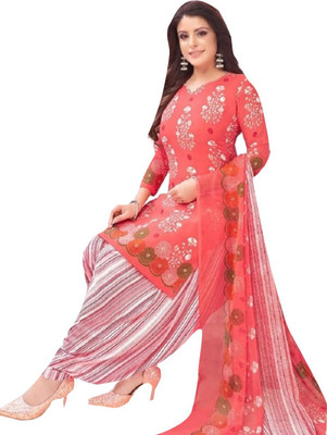 Nirvaan Crepe Printed Salwar Suit Material