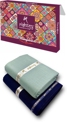 Rishtey Pure Cotton Solid Shirt & Trouser Fabric