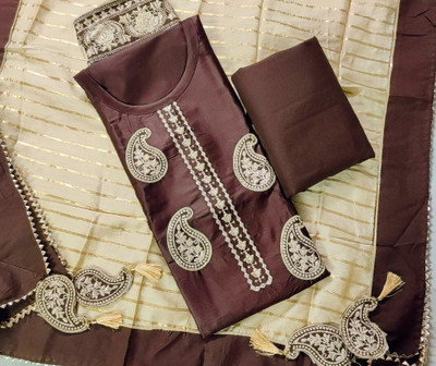 Sublime W Polycotton Embroidered Salwar Suit Material