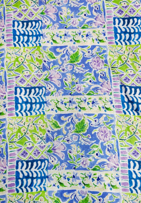 Avante Cotton Blend Floral Print Multipurpose Running Fabric