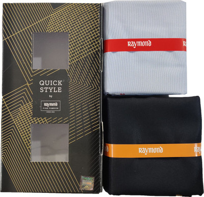 Raymond Cotton Blend Self Design Shirt & Trouser Fabric