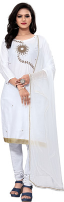shree avadh creation Cotton Blend Self Design Kurta Fabric