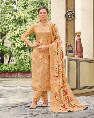 MAMA STREET Wool Printed Salwar Suit Material