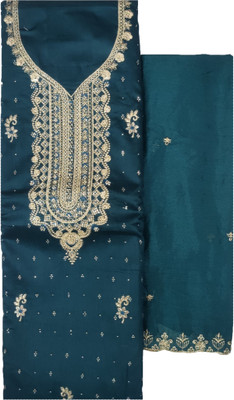 Soul Essence Pure Cotton Embroidered Salwar Suit Material