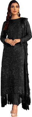 HummerTex Georgette Embroidered Salwar Suit Material