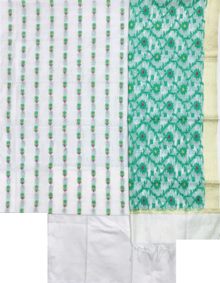 SHREEMAA CREATIONS Cotton Silk Self Design Salwar Suit Material