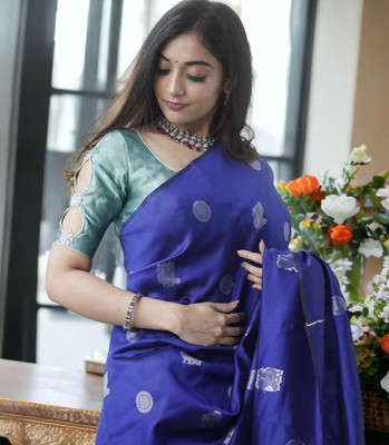 ORGANZA Jacquard Colorblock Blouse Material