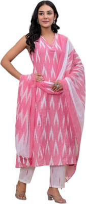 SS Handloom Pure Cotton Printed Salwar Suit Material