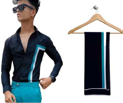GURUCLUB Polyester Printed Shirt Fabric
