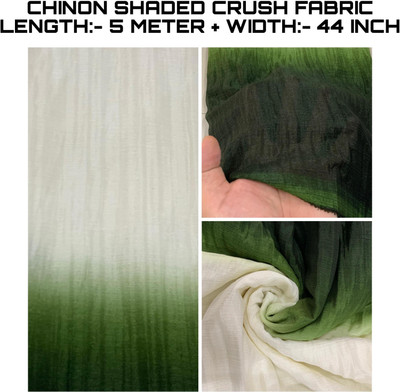 KRISHNAM TRENDS Silk Blend Colorblock Multipurpose Running Fabric