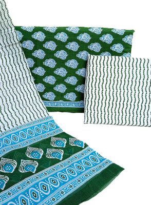 VEENA HANDICRAFT Pure Cotton Printed Salwar Suit Material