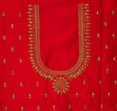 vishwambhari enterprise Art Silk Embroidered Blouse Material