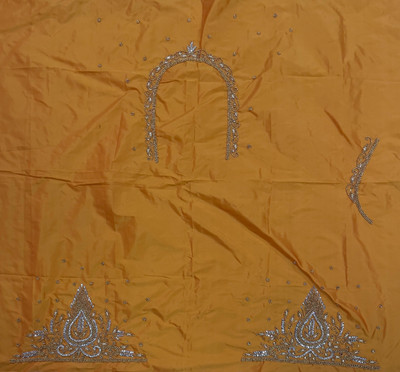 JBRFASHIONMART Art Silk Embroidered Blouse Material