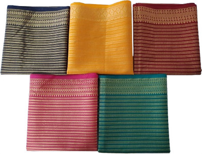Balaji Creation Cotton Blend Solid Blouse Material