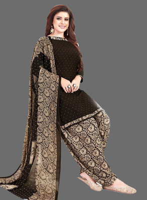ANIRAV Crepe Printed Salwar Suit Material