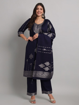 HouseOfCommon Wool Self Design Kurta & Palazzo Material