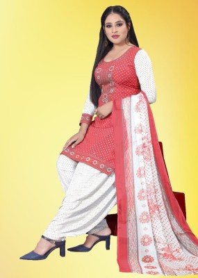 AYKA CLOTHINGS Crepe Printed Salwar Suit Material