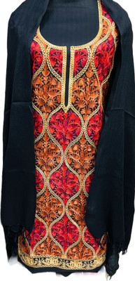 REET MAHAL Wool Embroidered Salwar Suit Material