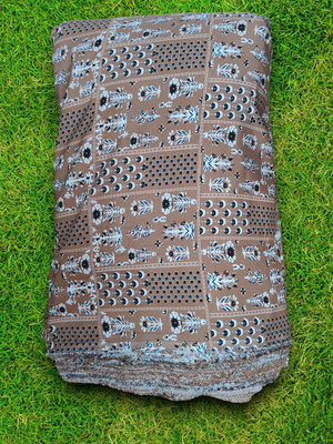 Dwijupal Crepe Printed Kurta Fabric