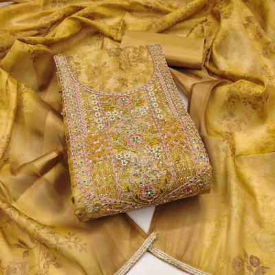 Peachmode Cotton Silk Printed Salwar Suit Material