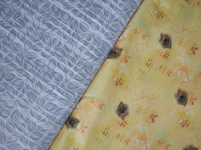 s n textiles Cotton Blend Printed Shirt Fabric