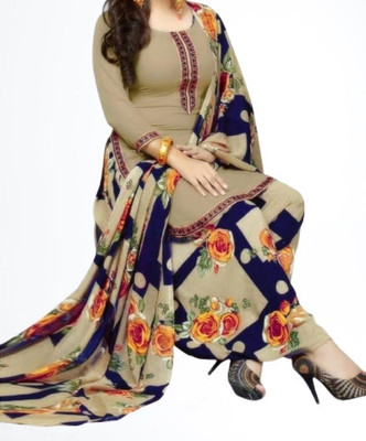 The Jazzbaat Crepe Printed Salwar Suit Material