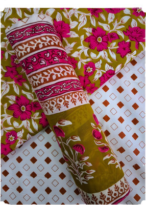 VEENA HANDICRAFT Pure Cotton Printed Salwar Suit Material
