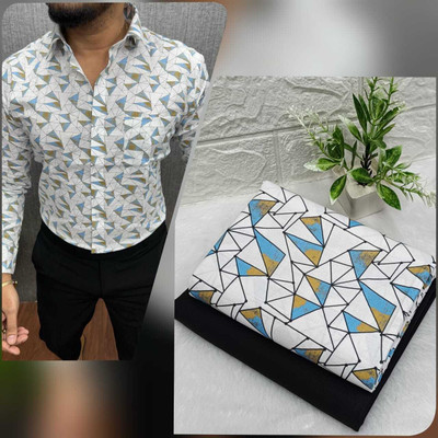 RGDP CREATION Cotton Blend Printed Kurta Fabric
