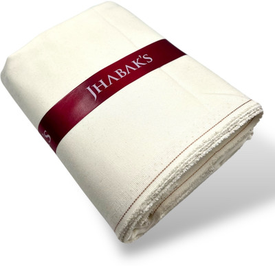JHABAK'S Lycra Blend Solid Trouser Fabric
