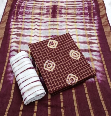Wonaya Fab Cotton Silk Self Design Salwar Suit Material
