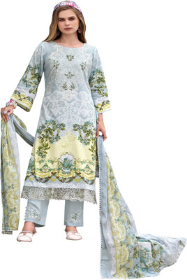 DRAVINAM Trends Pure Cotton Printed Salwar Suit Material