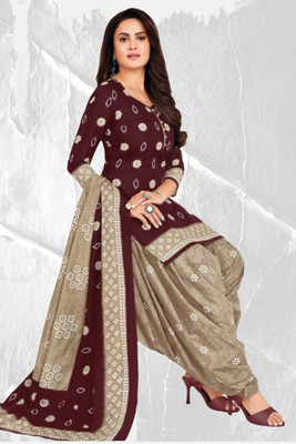 HouseOfCommon Crepe Solid, Floral Print, Printed, Geometric Print Salwar Suit Material