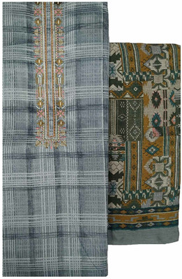 Soul Essence Wool Embroidered Salwar Suit Material