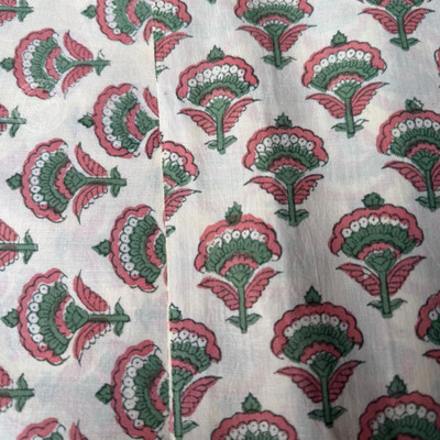 Navyas Fashion Pure Cotton Polka Print Multipurpose Running Fabric