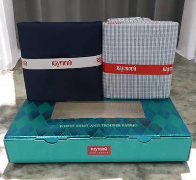 Raymond Cotton Blend Solid Shirt & Trouser Fabric