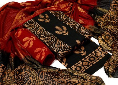 INTHIC Pure Cotton Printed Salwar Suit Material