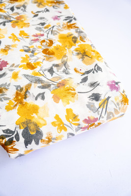 MHTextlefusion Pure Cotton Floral Print Multi-purpose Fabric