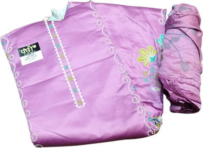 PalSaree Cotton Blend Printed Multipurpose Running Fabric