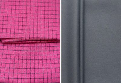 Pri & Su CottLinns Cotton Linen Checkered Shirt & Trouser Fabric