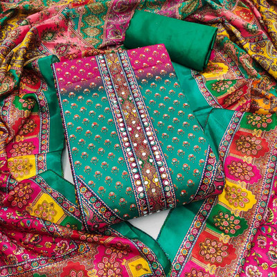 Divastri Crepe Printed Salwar Suit Material