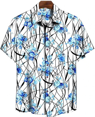 G H CREATION Viscose Rayon Printed Shirt Fabric