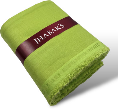 JHABAK'S Cotton Blend Solid Shirt Fabric