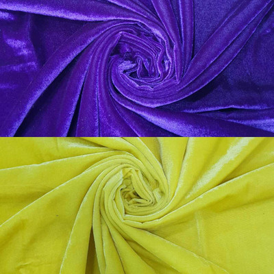 Seg Velvet Solid Blouse Material